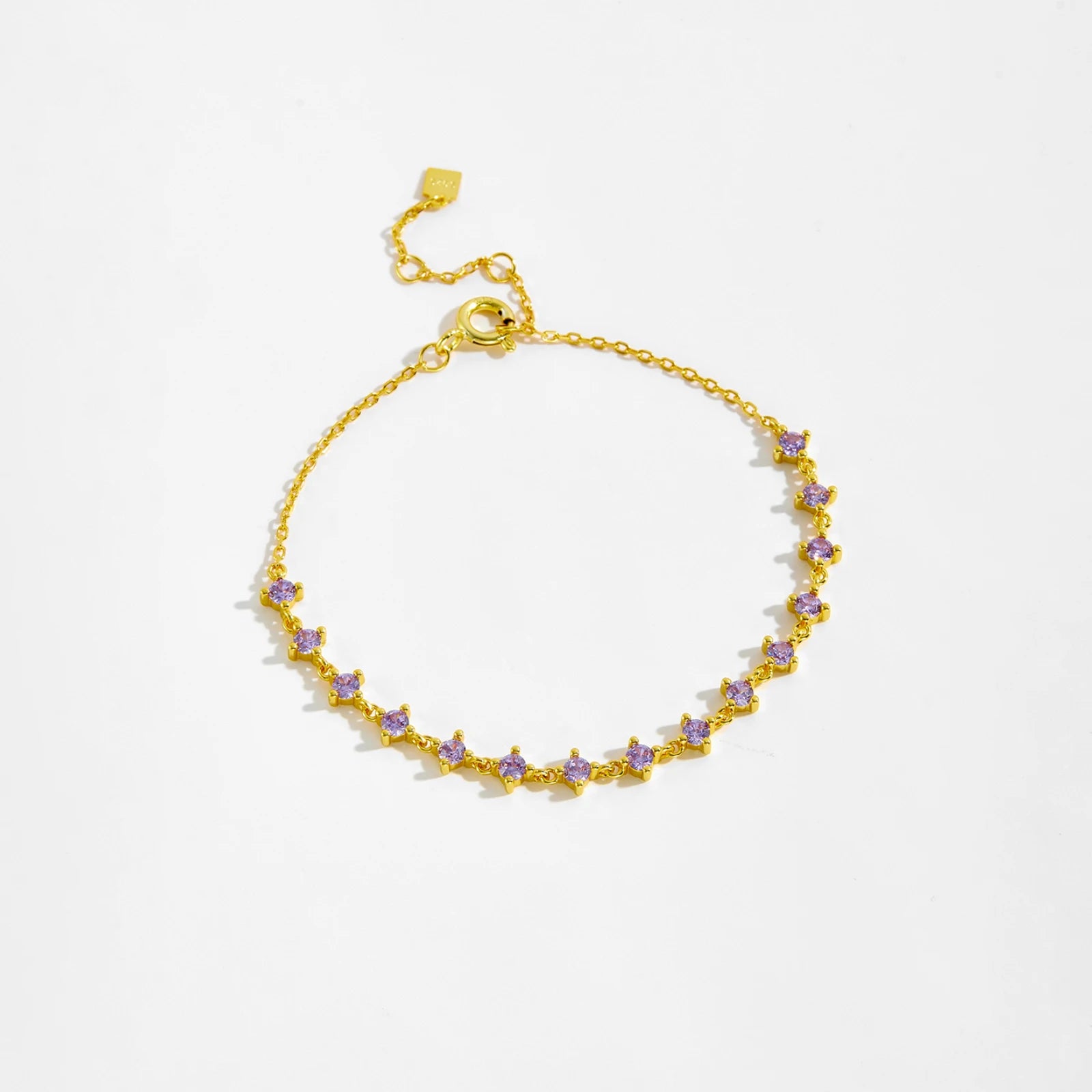 Enhance your style and express your faith with the Lilac Crystal Bracelet. Made with 925 sterling silver and adorned with sparkling Cubic Zirconia stones, this delicate bracelet features a cross design symbolizing love, faith, and unity. Its adjustable chain allows for a perfect fit, making it a meaningful addition to any outfit.

Specifications

Materials: 925 Sterling Silver
Bracelet Thickness: 3mm
Bracelet Type: Chain &amp; Link Bracelets, Chain &amp; Zircon Bracelets
Diameter: 2.5mm
Length (Size): 18cm 