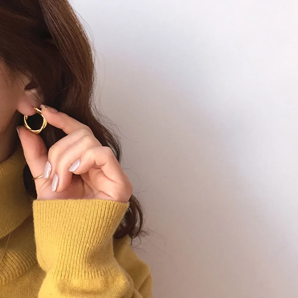 Twisted Hoops Earring