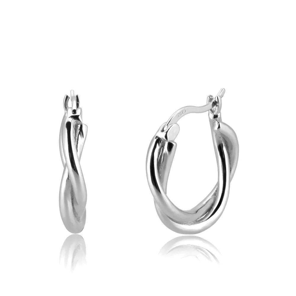 Twisted Hoops Earring