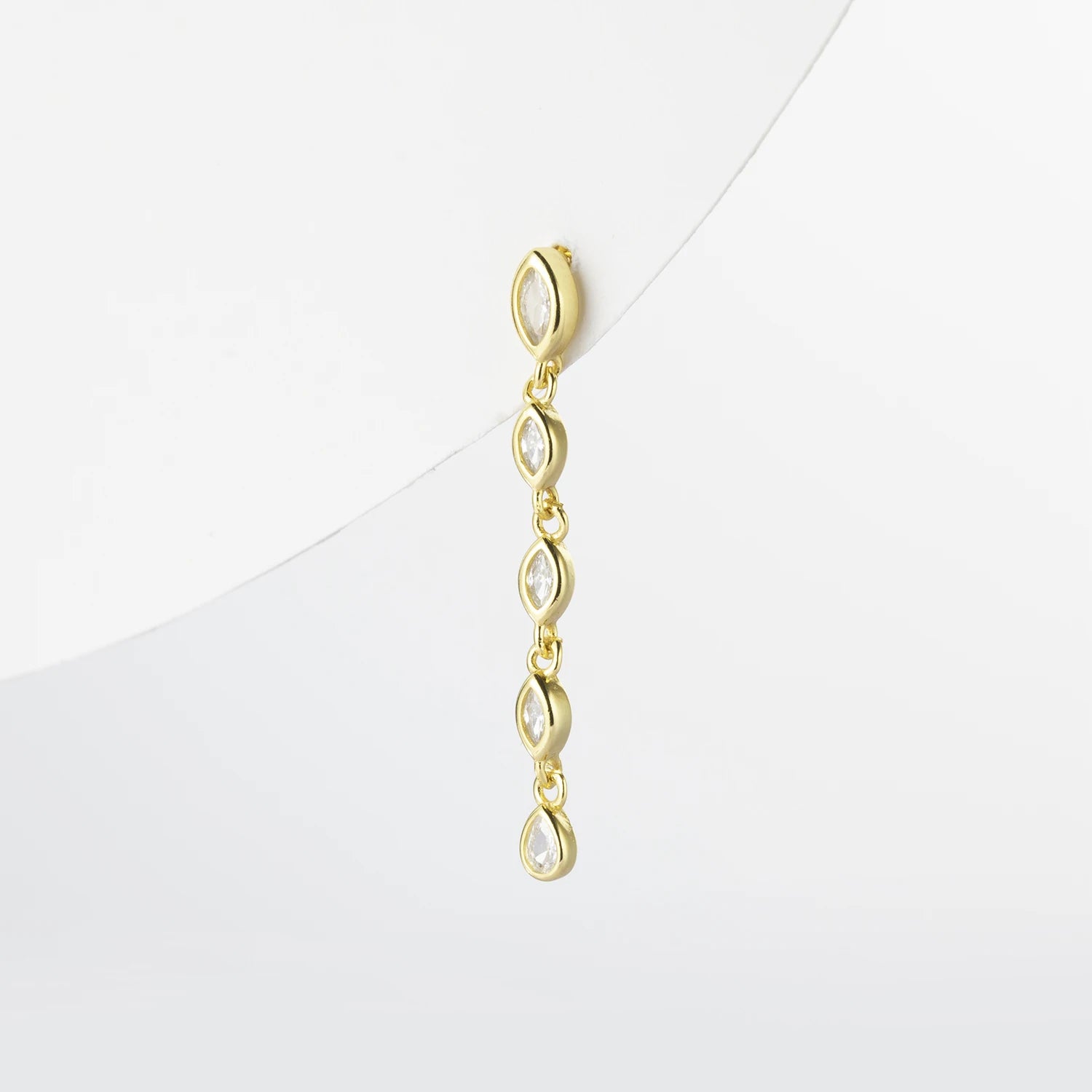 Oval Locker Earring