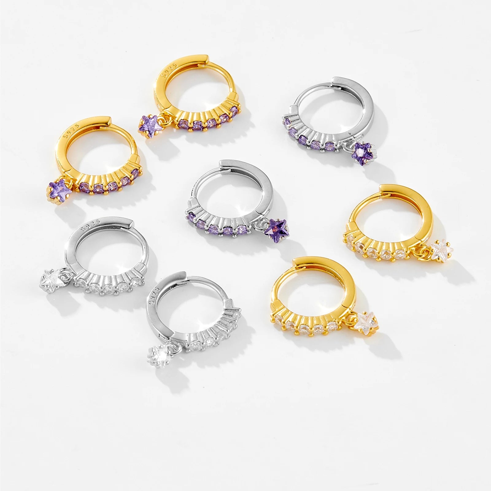 Star Pendant Earrings