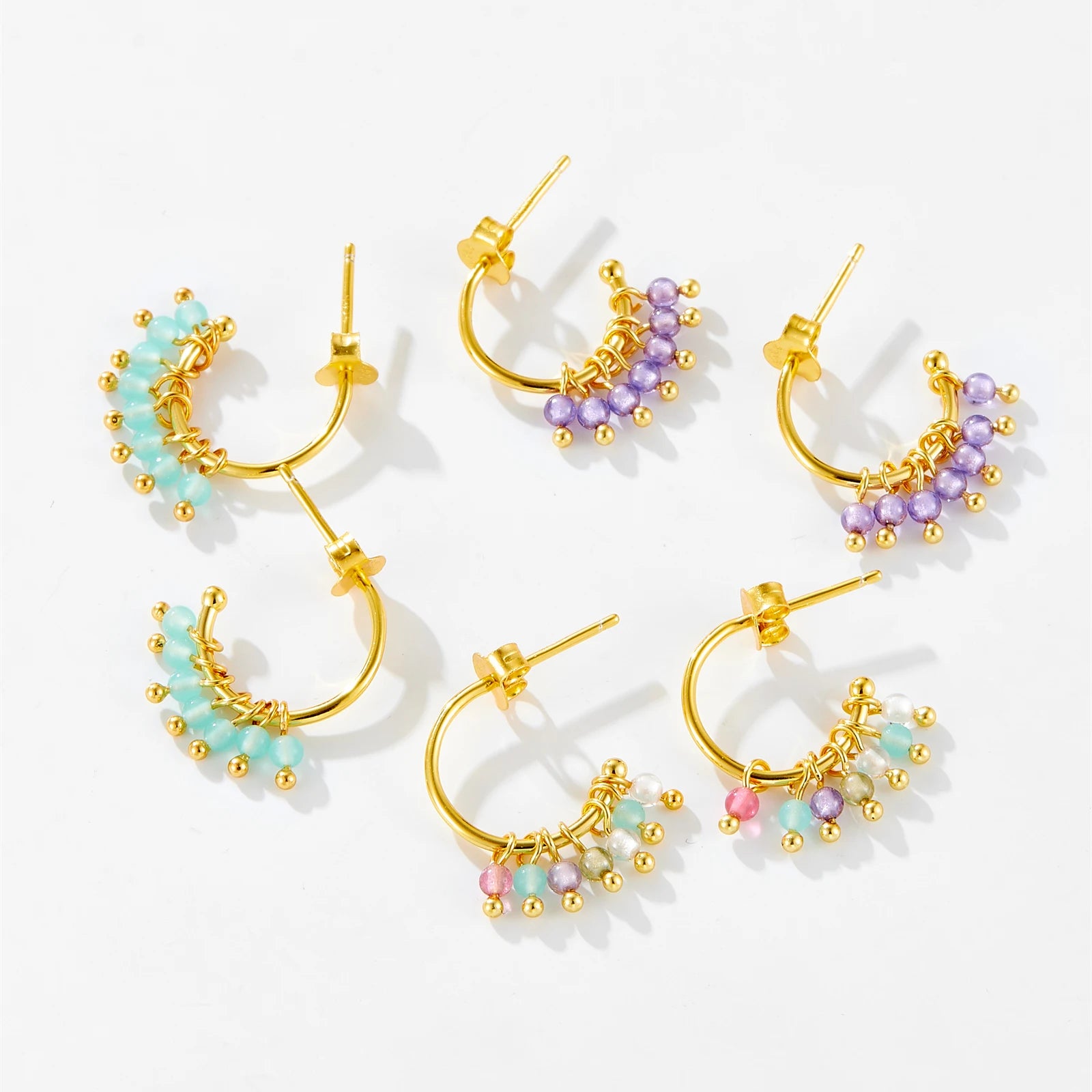 Beads Drop Earrings