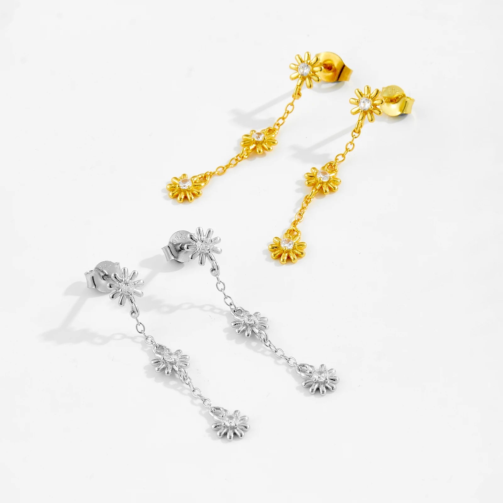 Flower Drop Earrings