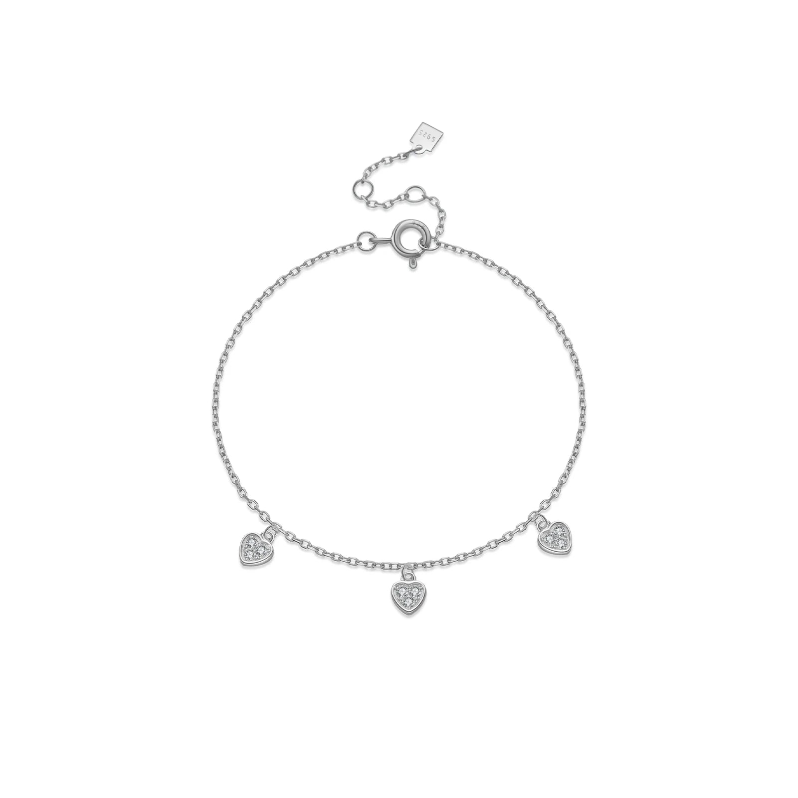 Heart Pendant Bracelet