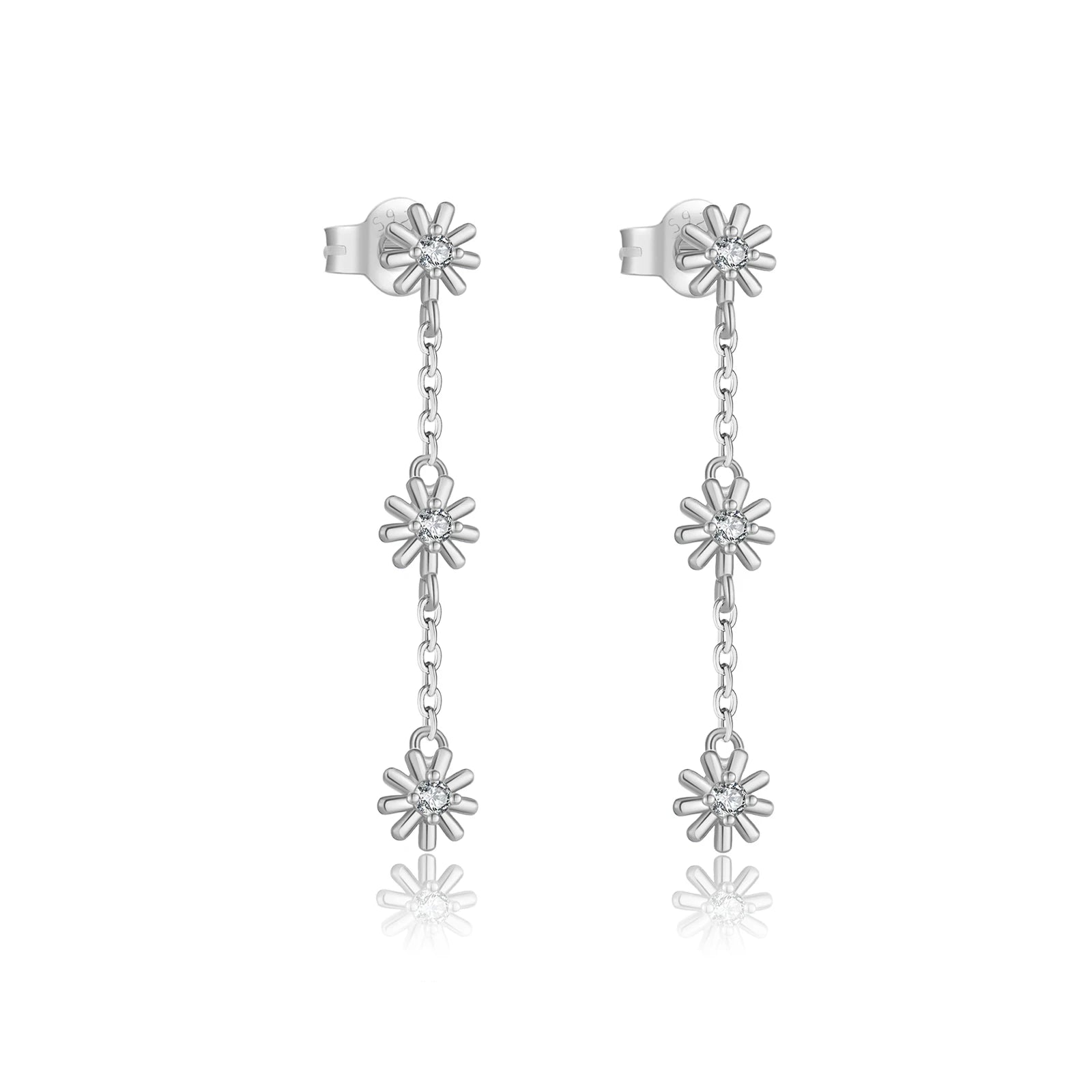 Flower Drop Earrings