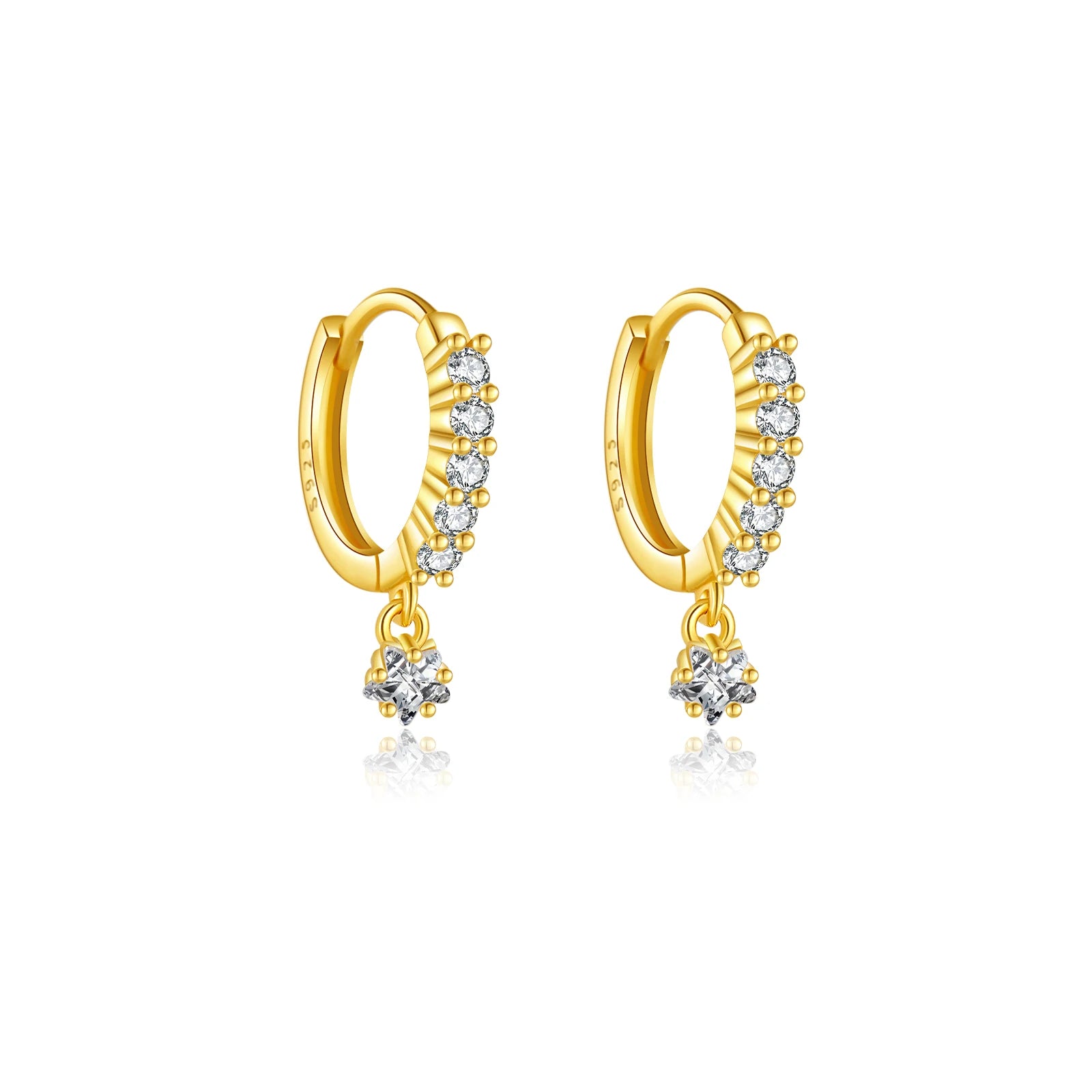 Star Pendant Earrings