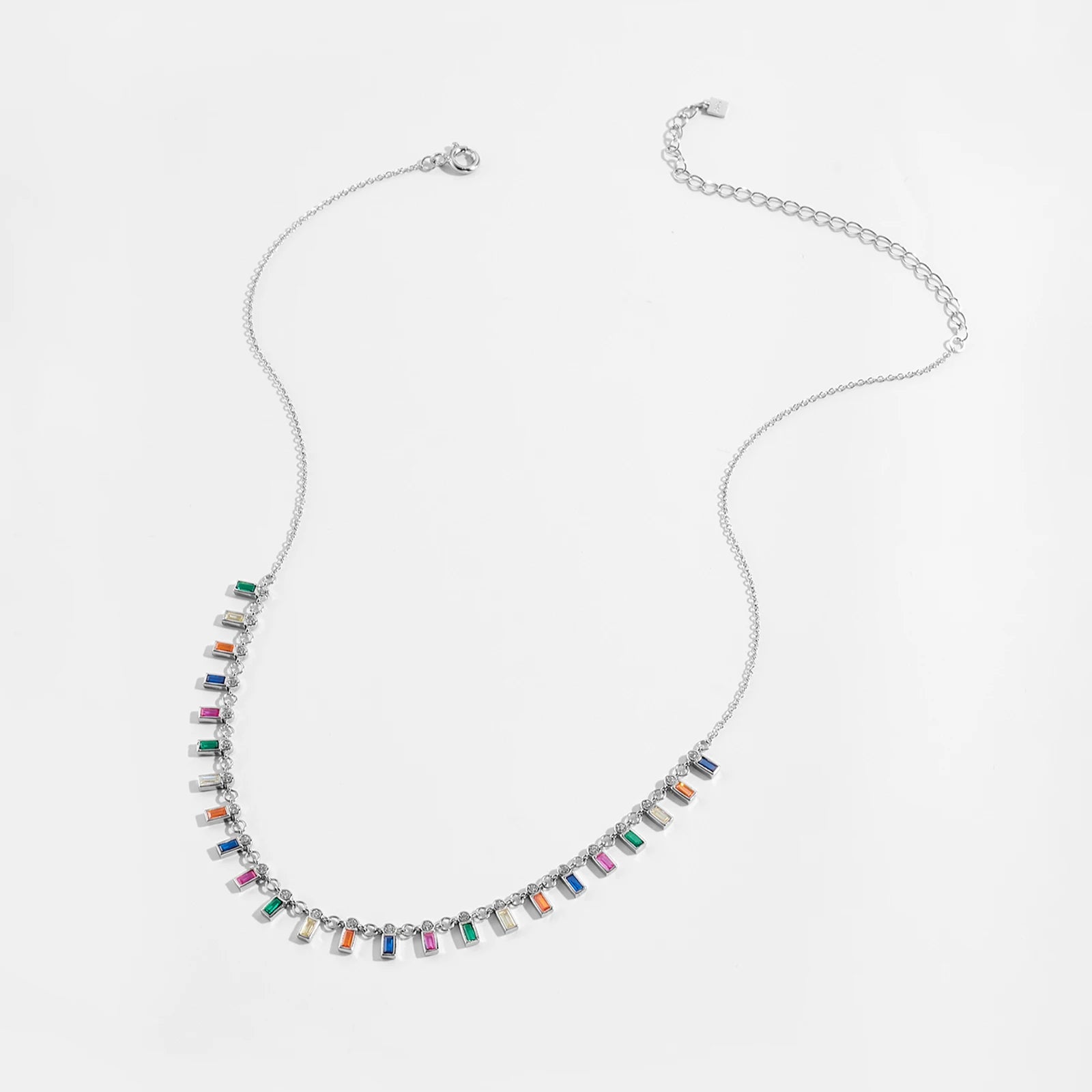 Geometric Crystal Necklace